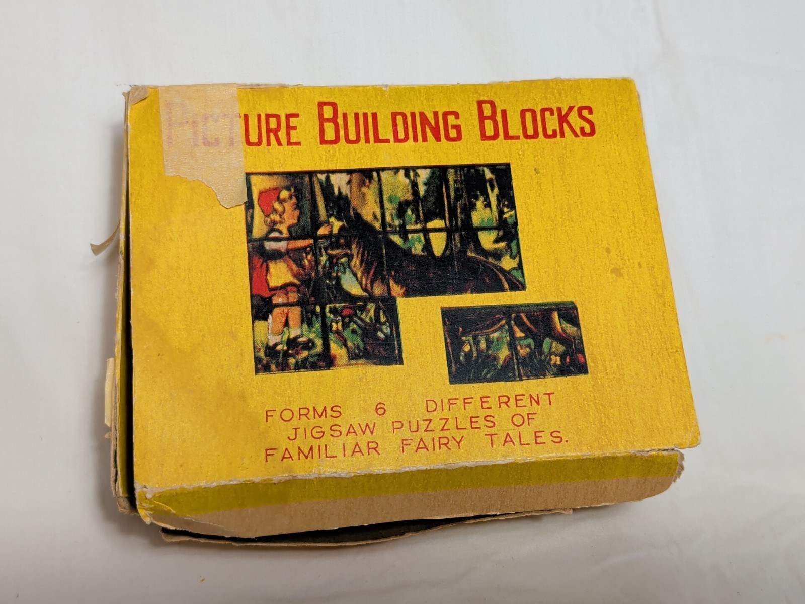 Chadwick-Miller Picture Building Blocks forms 6 pictures in box #E159 Hong Kong
