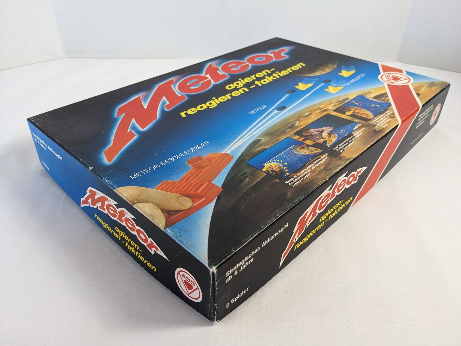 METEOR 1st Edition Board Game Missing 1 Die 99% COMPLETE WORKS! German ASS 1975
