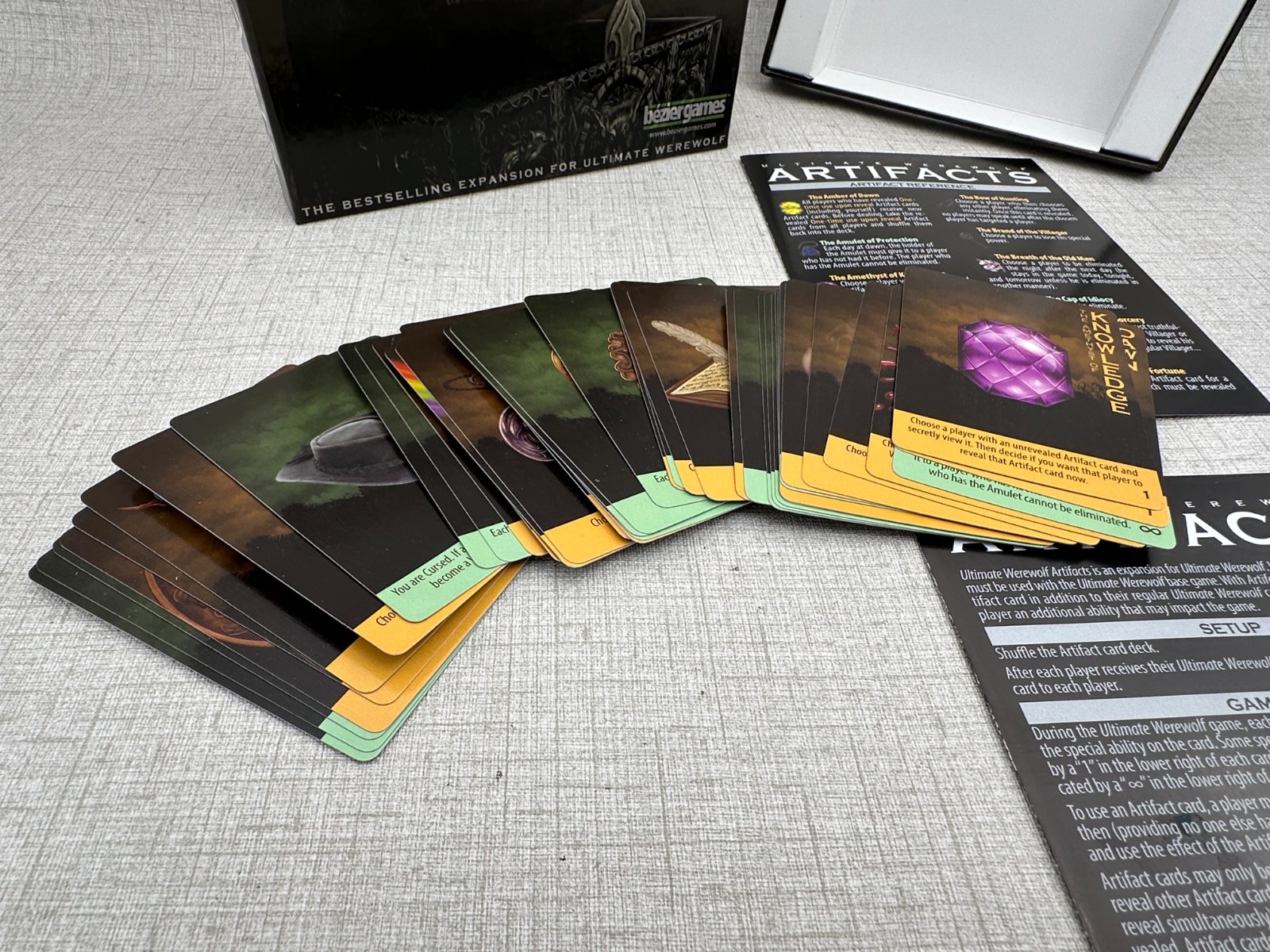 Ultimate Werewolf: Artifacts (2011) Expansion EUC bezier games