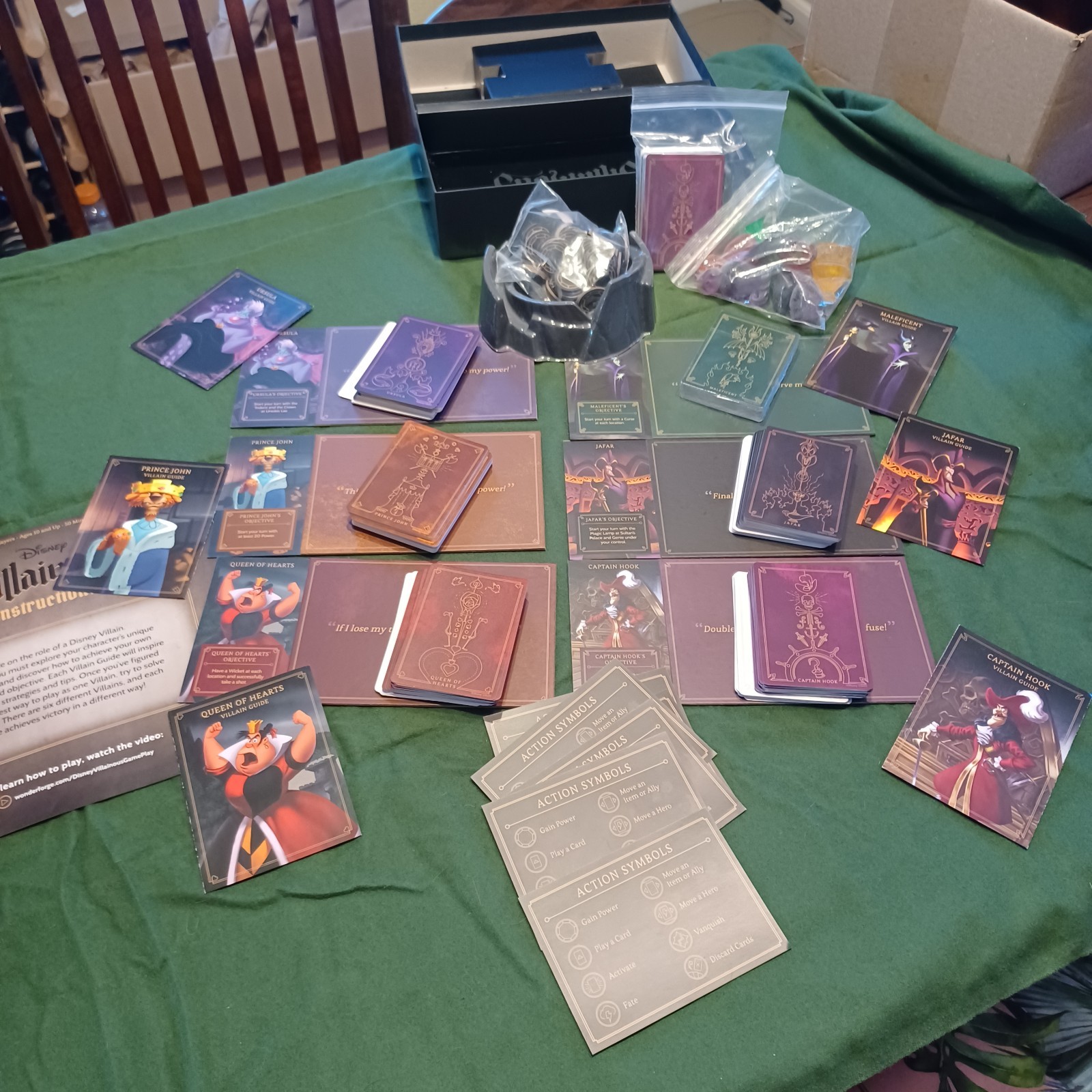 Disney Villainous Board Game 3 Game Lot The Worst Evil Comes Wicked to the Core
