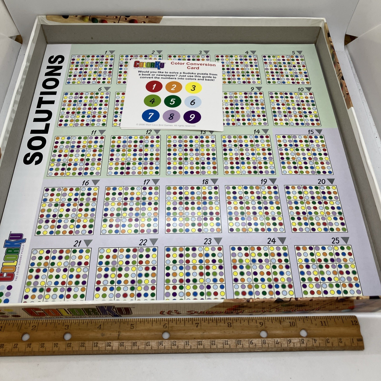 Colorku: The Color Sudoku Puzzle Plus Puzzle Cards 2006