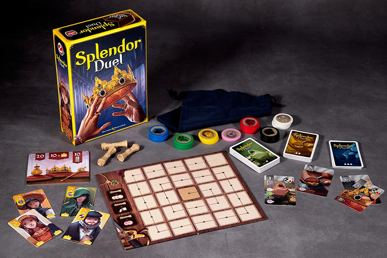 Splendor Duel – Space Cowboys 2 Player Board Game – Ages 10+