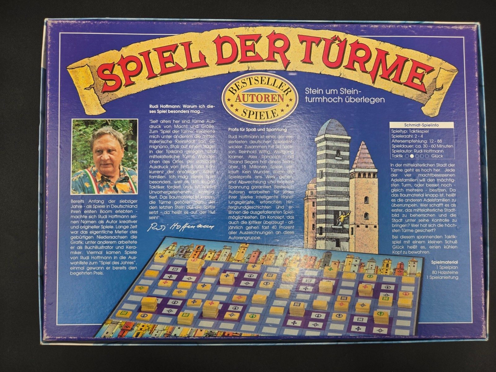 Spiel der Turme Boardgame Schmidt Spiele Game of Towers German