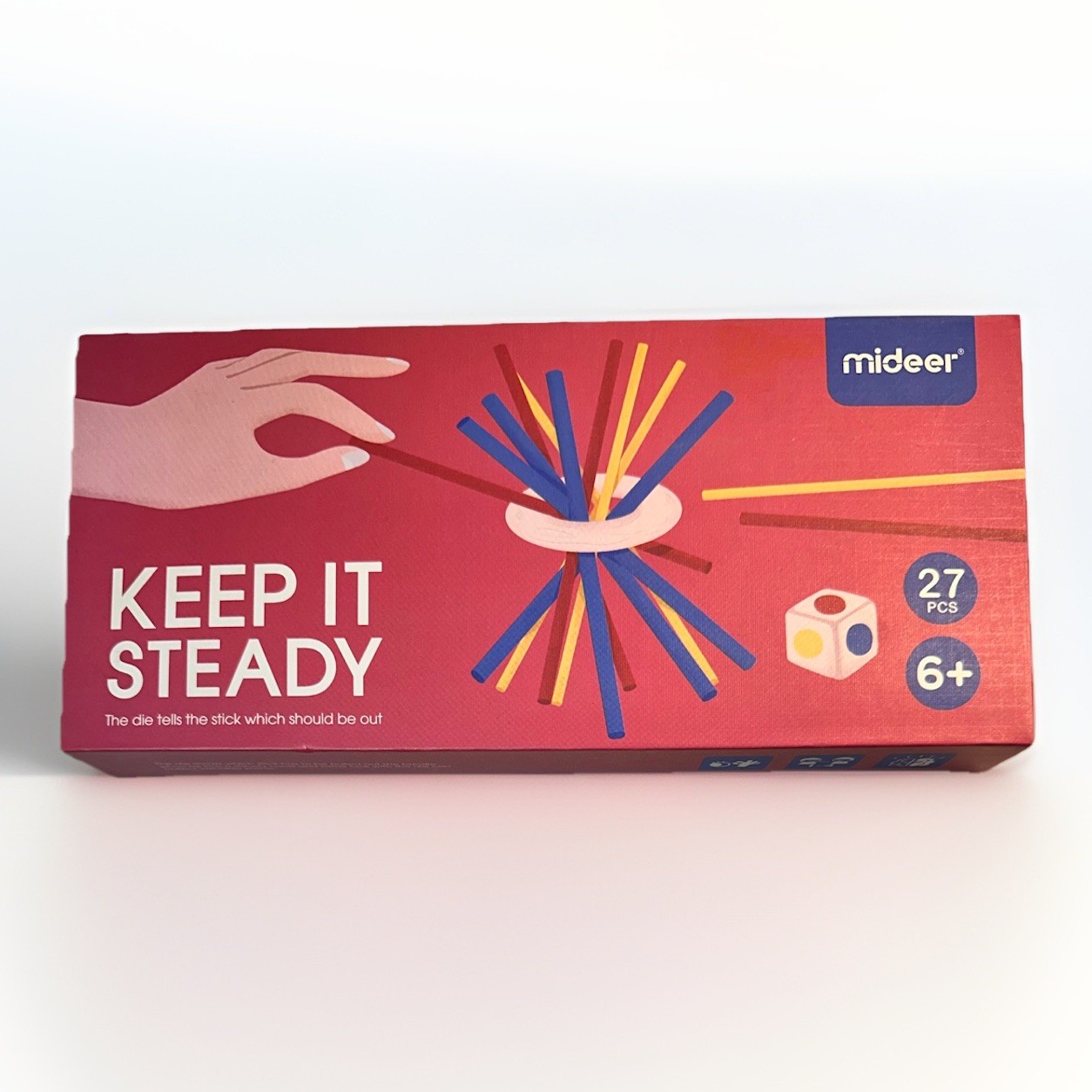 Mideer Keep It Steady Wooden Balance Game 27pcs Ages 6+ Complete