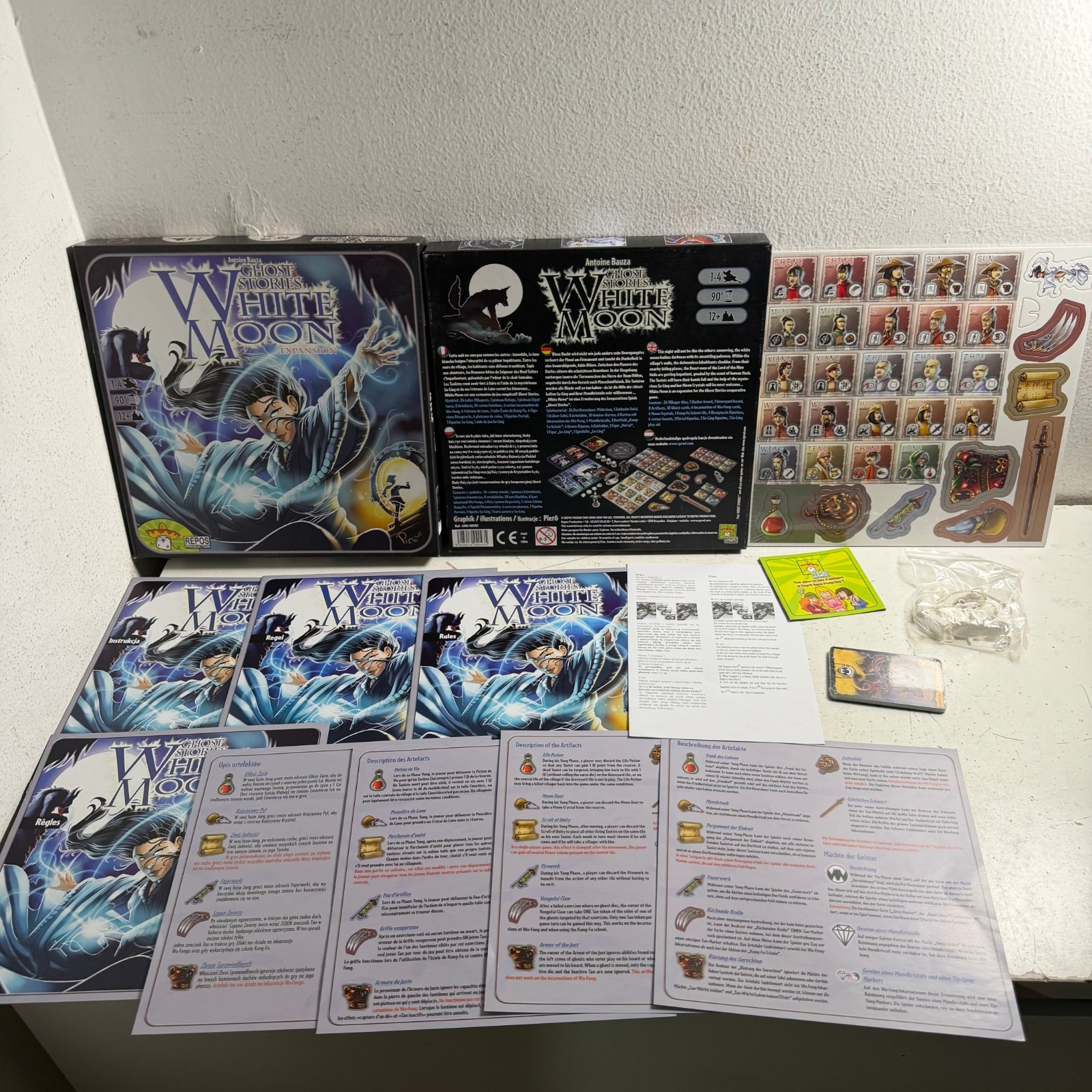 Ghost Stories: White Moon Repos Production Cooperative Board Game Expansion