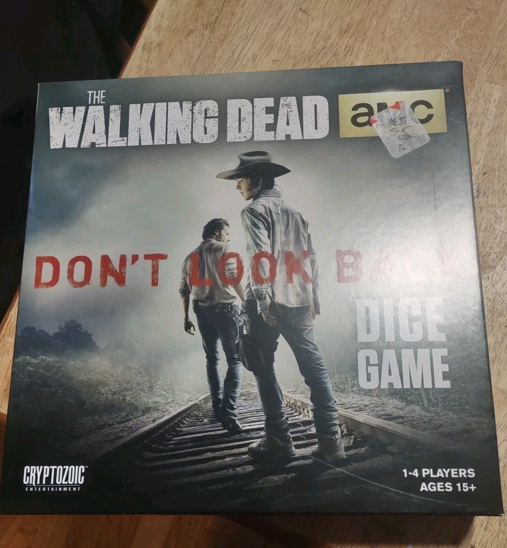 AMC The Walking Dead Don’t Look Back Dice Game Cryptozoic Complete