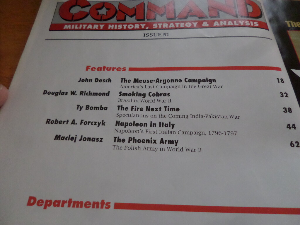 XTR Command Magazine #51 The Meuse-Argonne magazine only