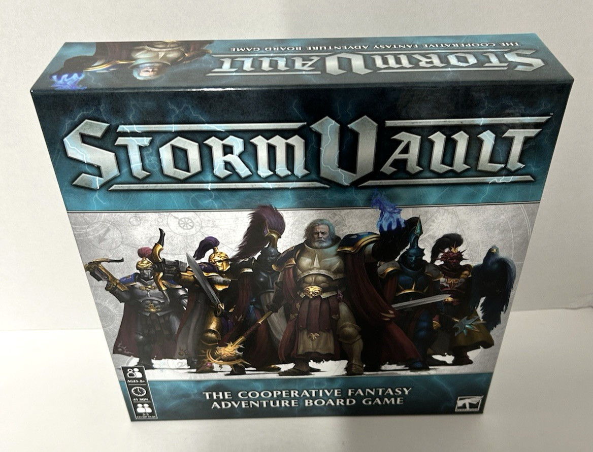 Storm Vault Cooperative Fantasy Adventure Board Game by Warhammer- Preowned
