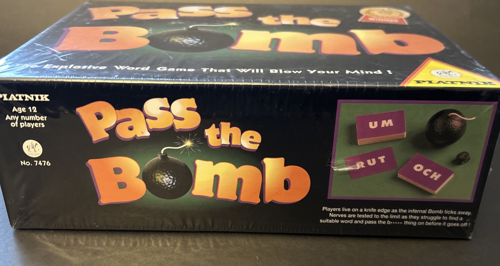 Piatnik Classic Pass The Bomb Game Of Year Any # Of Players Ages 12+ New Sealed