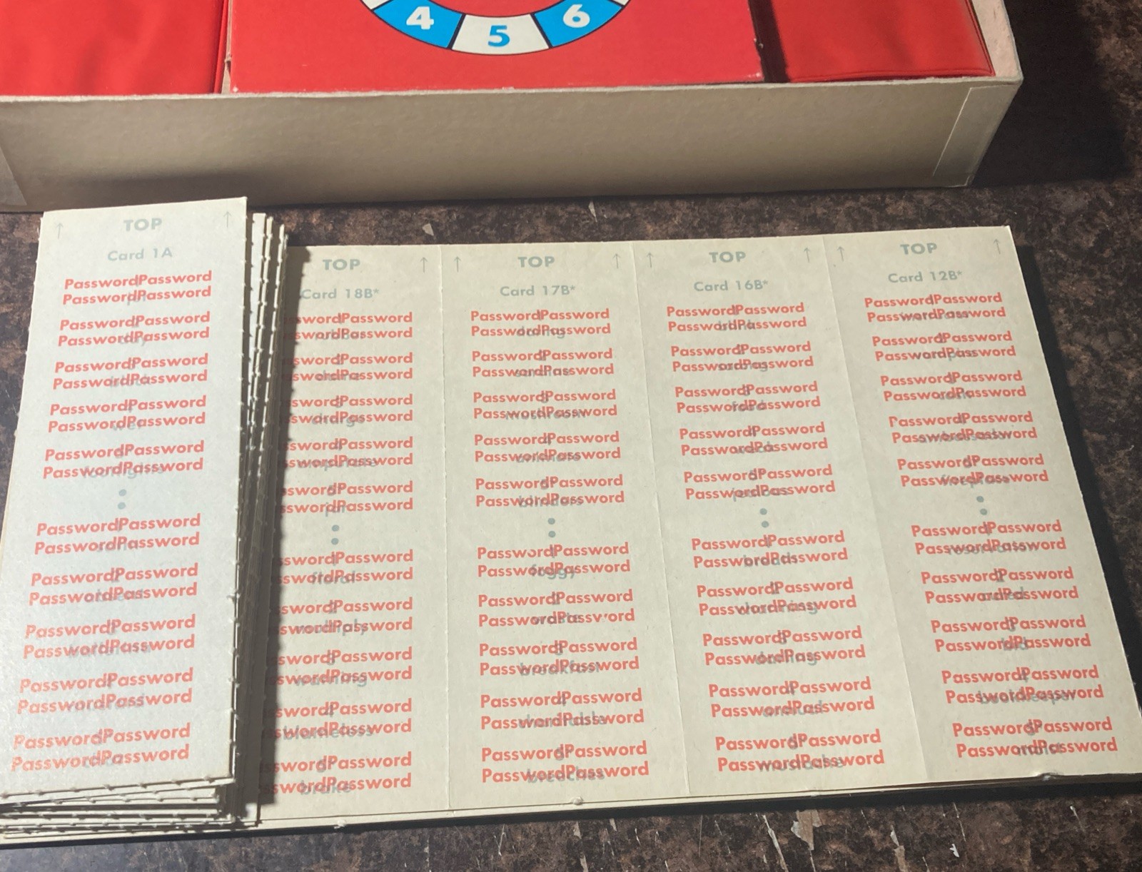 Vintage 1978 Password Game 18th Edition. Complete Canadian