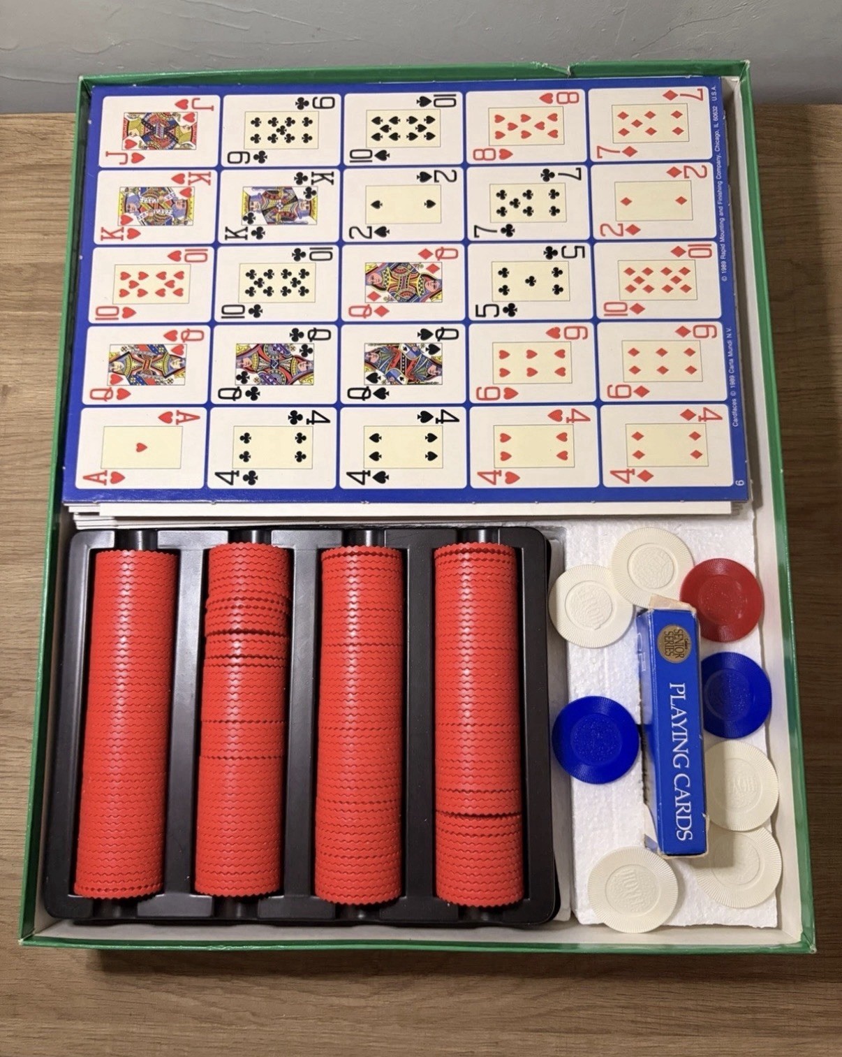 Vintage Cadaco Senior Series Poker-Keeno Complete Game No. 940 1989
