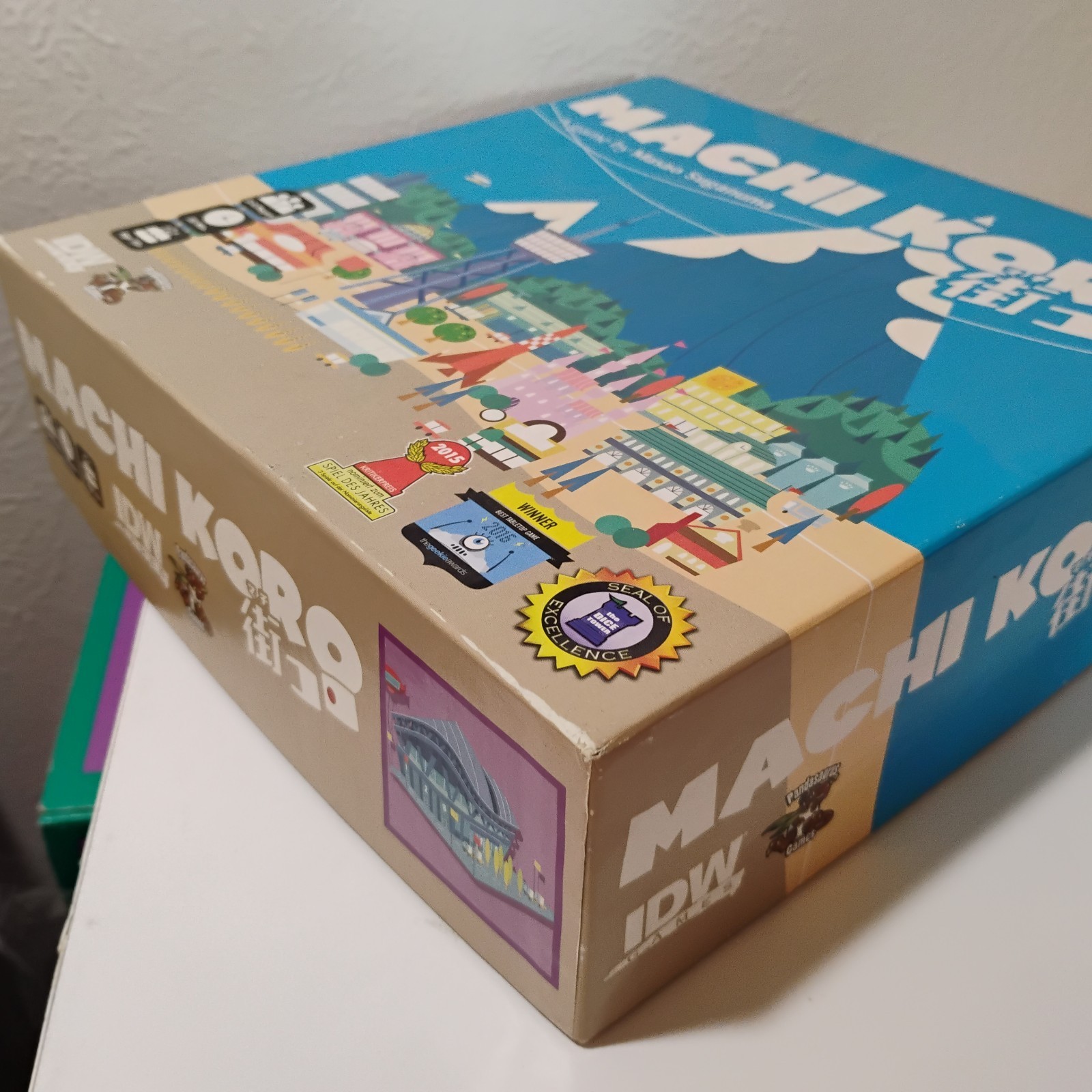 Machi Koro Game IDW Game, 2-4 players, 10+, 30 minutes, Used & Complete