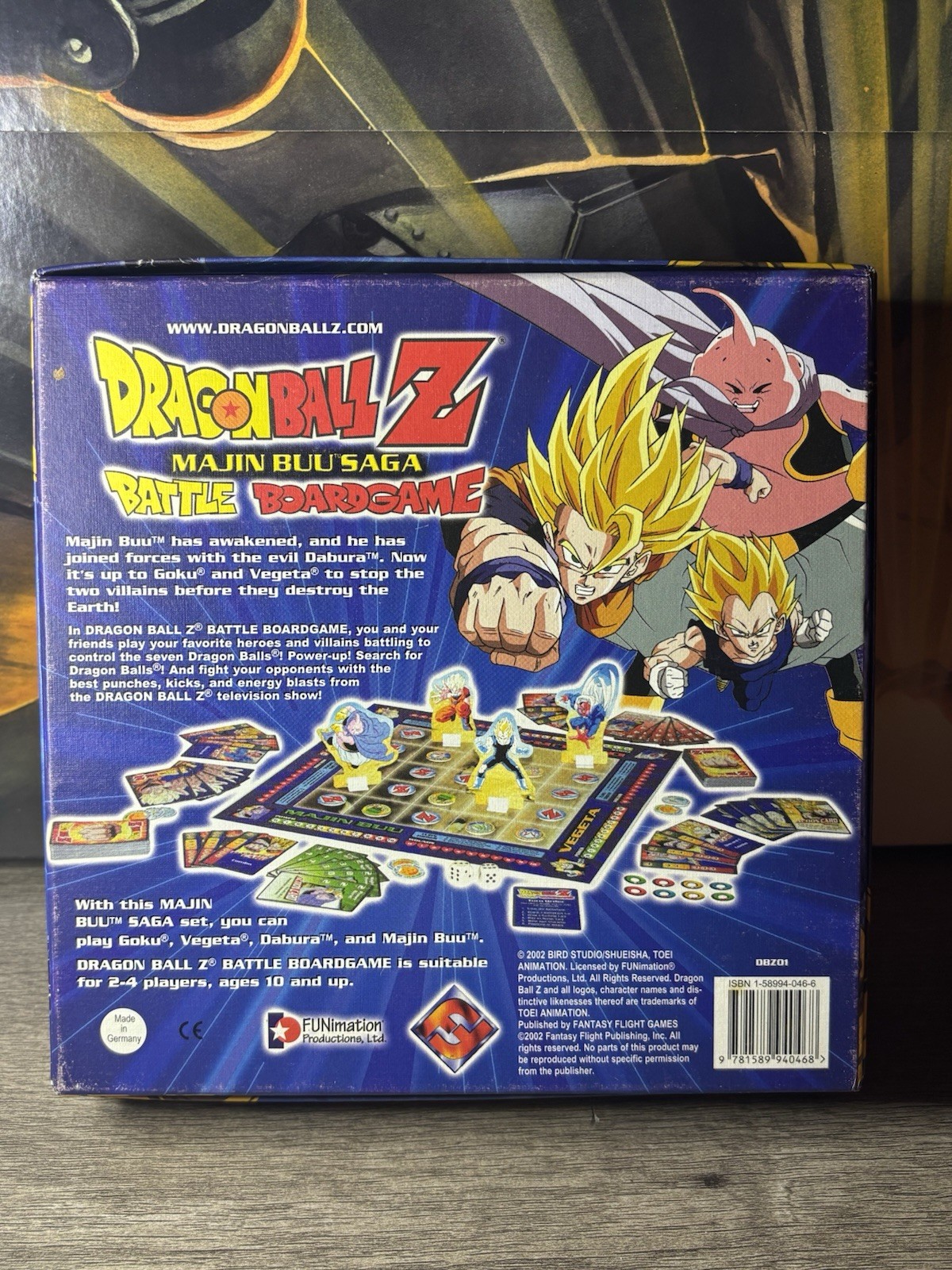 Fantasy Flight Games Dragon Ball Z Majin Buu Saga Battle Boardgame complete!