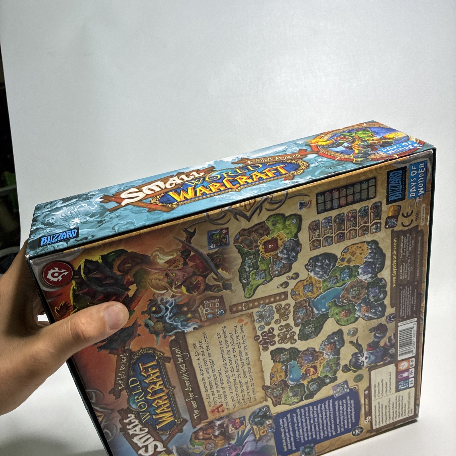 Small World of Warcraft Board Game Days of Wonder Blizzard 2-5 Players Complete