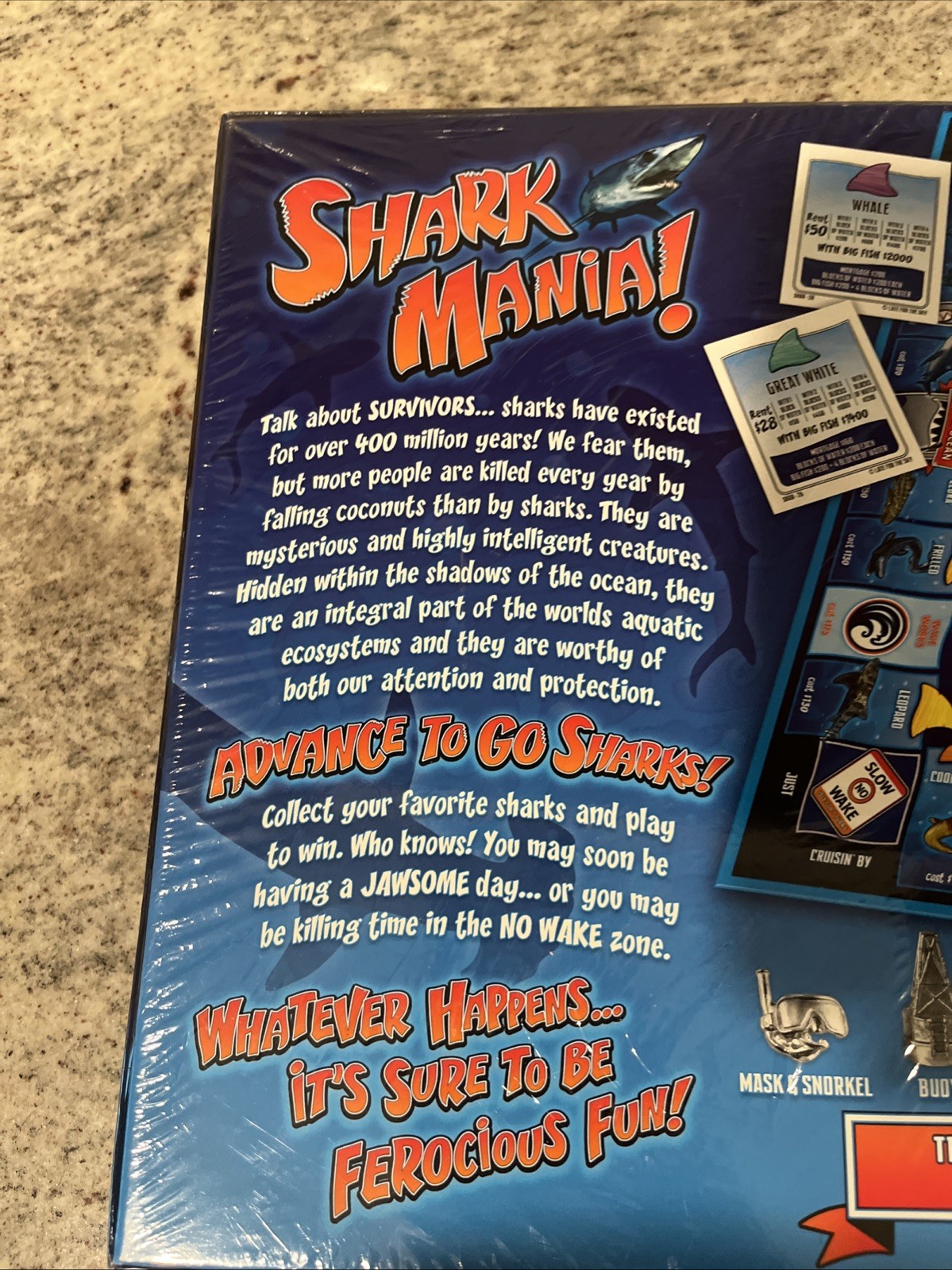 Sharkopoly Sealed Board Game Shark Mania USA Made