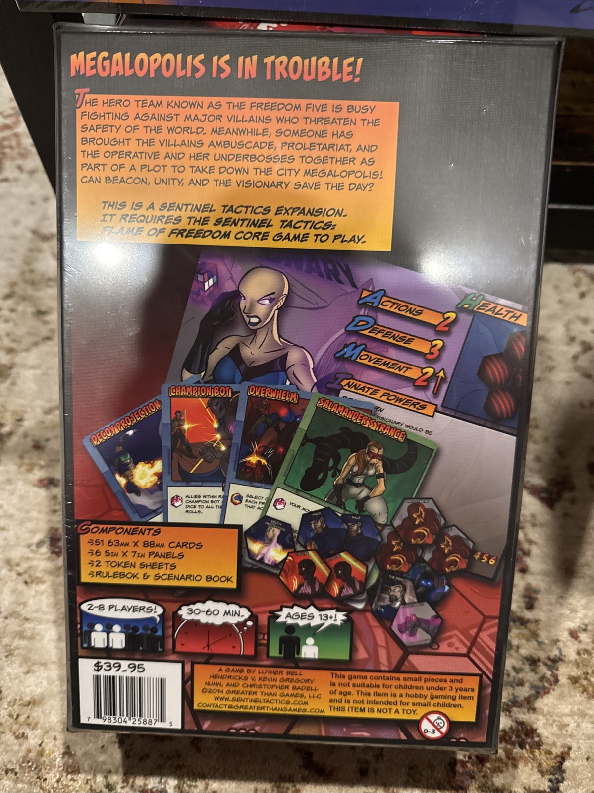Sentinel Tactics Uprising Expansion #1 – Sentinel Comics Game – *New In Shrink*