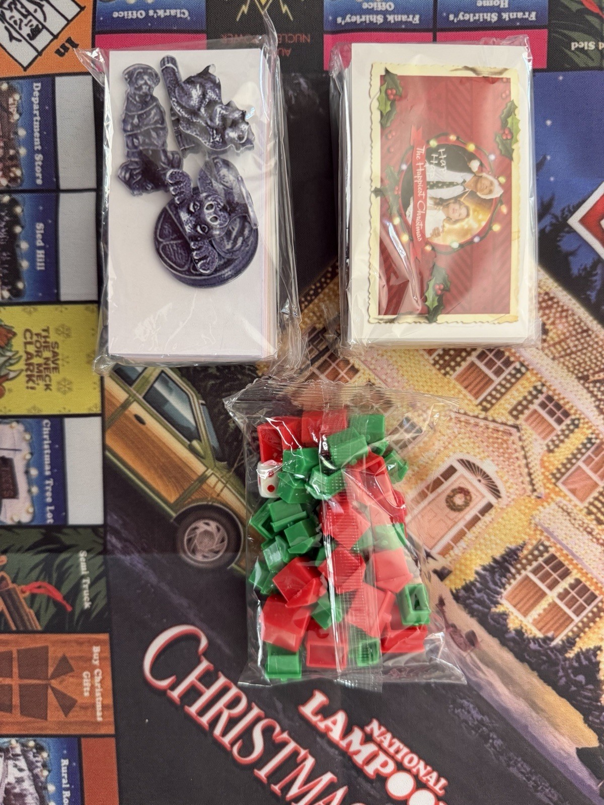Monopoly: National Lampoons Christmas Vacation Game Travel Edition Cloth Board