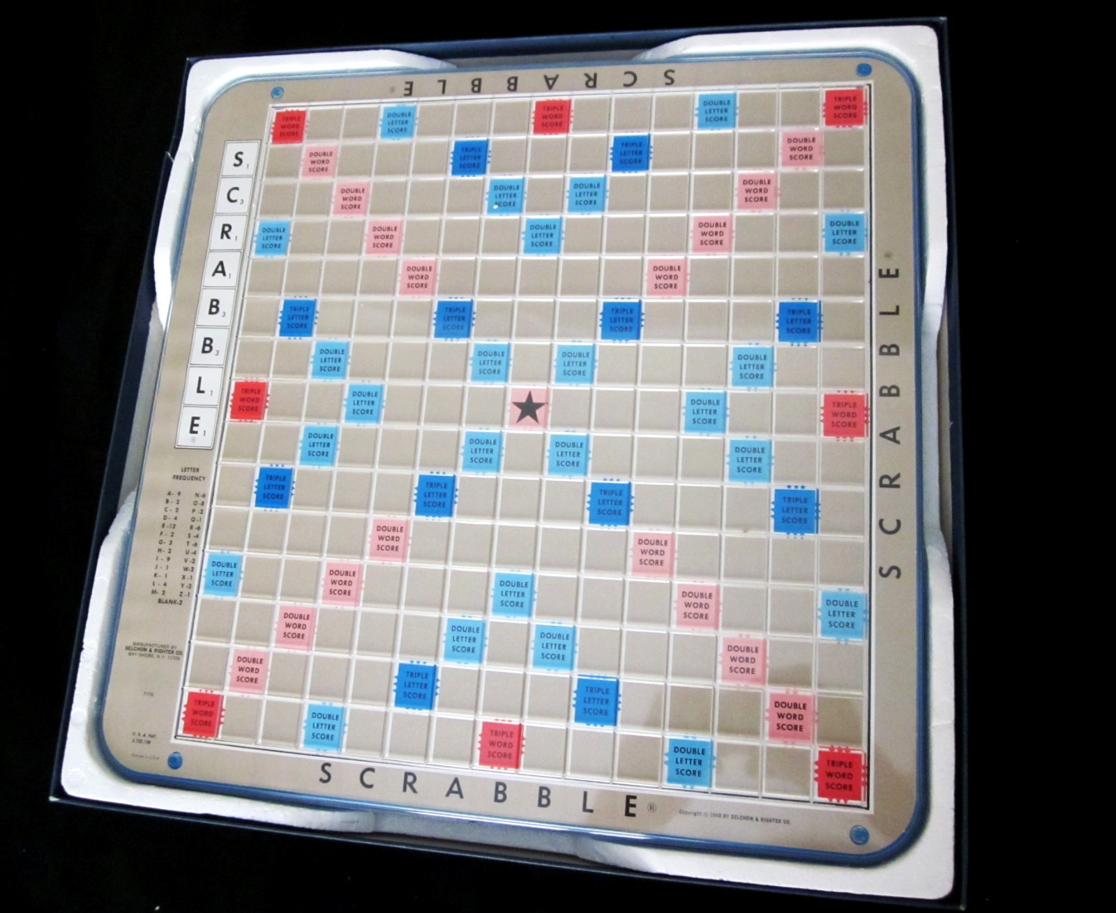 Deluxe Scrabble 1982 Game Turntable Edition Selchow & Righter + Scrabble Book