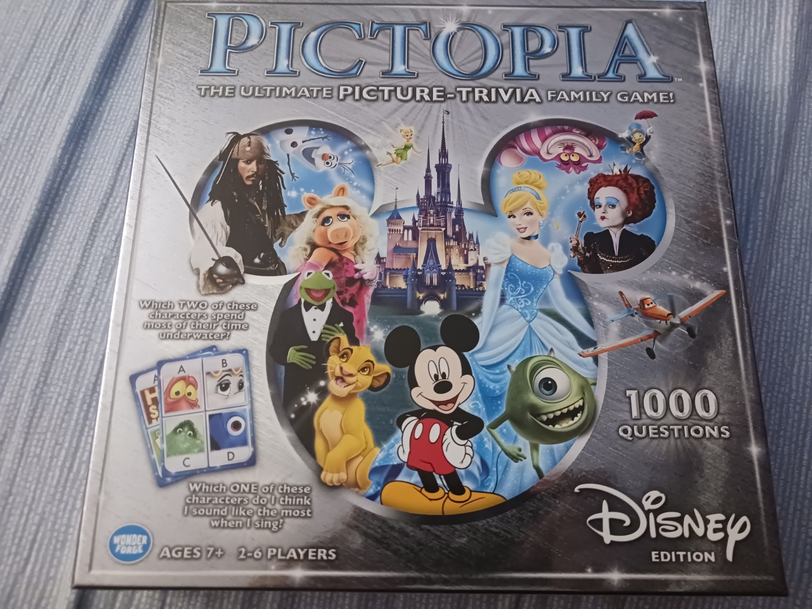 Pictopia Disney Edition Ultimate Picture Board Game 100% Complete 2019