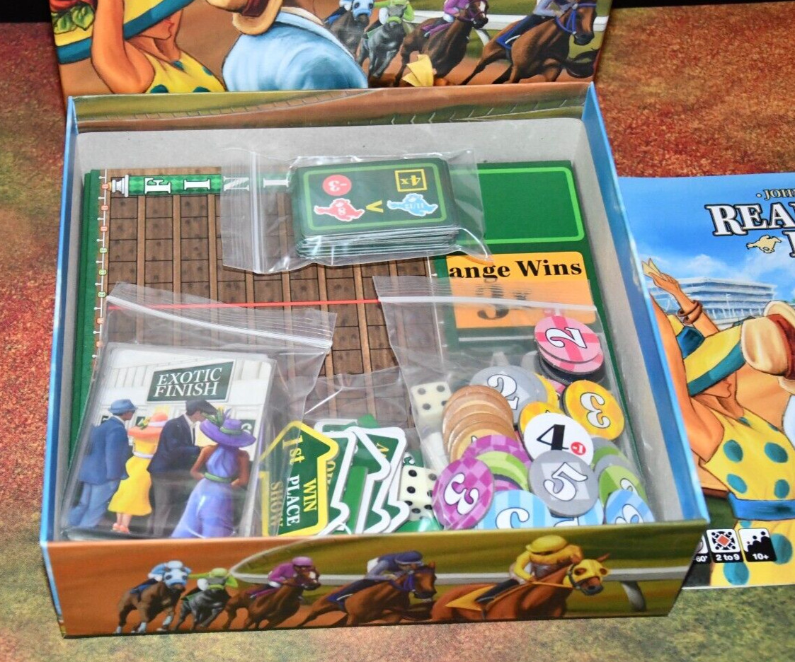 Ready Set Bet Board Game – Alderac Entertainment Group (AEG) VG / Sleeved Cards