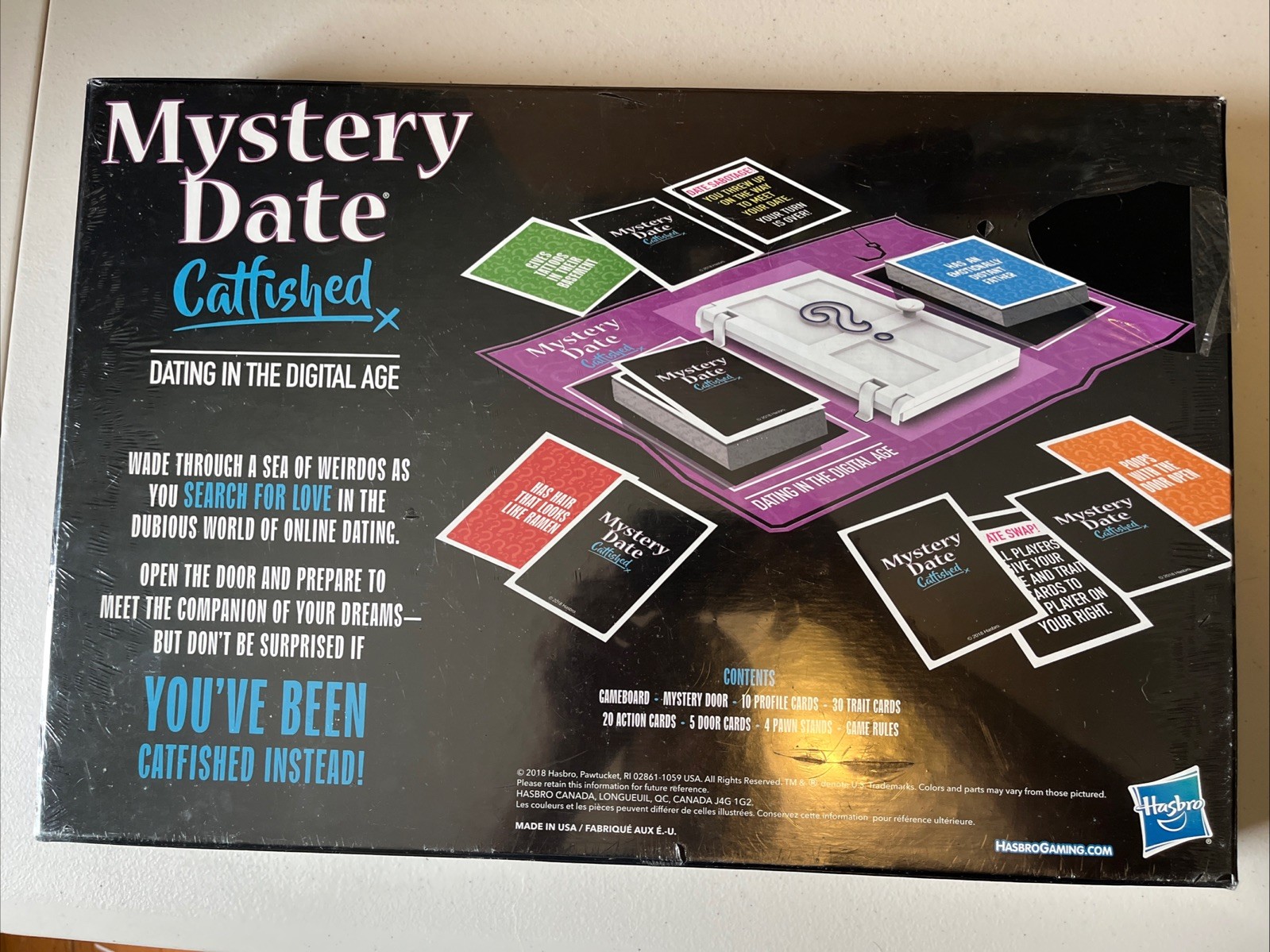 NEW Hasbro Mystery Date Catfished Adults Parody Board Game Sealed