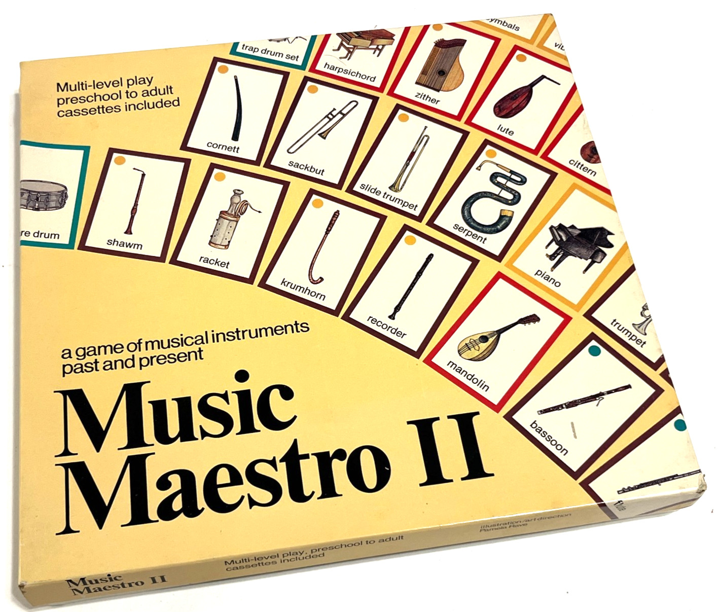 MUSIC MAESTRO II Board Game of Musical Instruments 1988 Aristoplay Complete