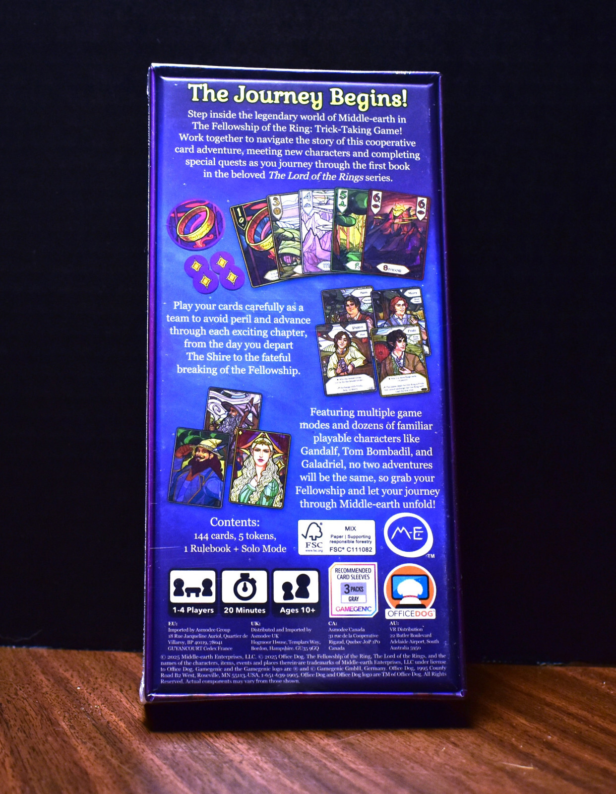 Office Dog Games- The Fellowship of the Ring: Trick-Taking Game w/Promo Pack