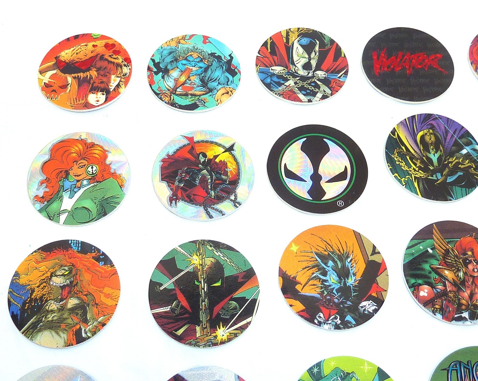 SPAWN Pogs Lot 23 Pogs + 5 Slammers Vintage Collectibles for Adults CANADA GAMES