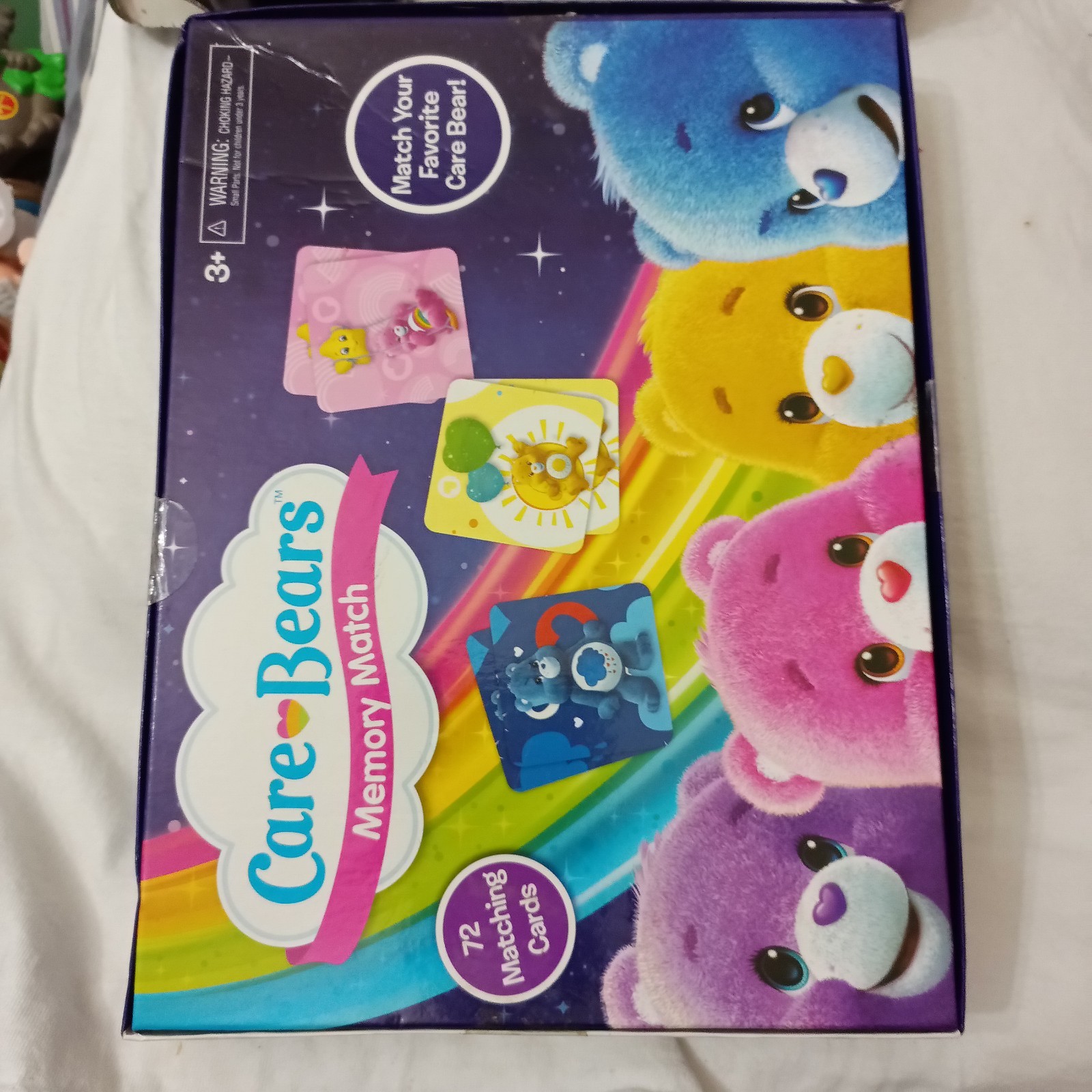 Care Bears Memory Match Game 72 Matching Card Educational Sealed Cards