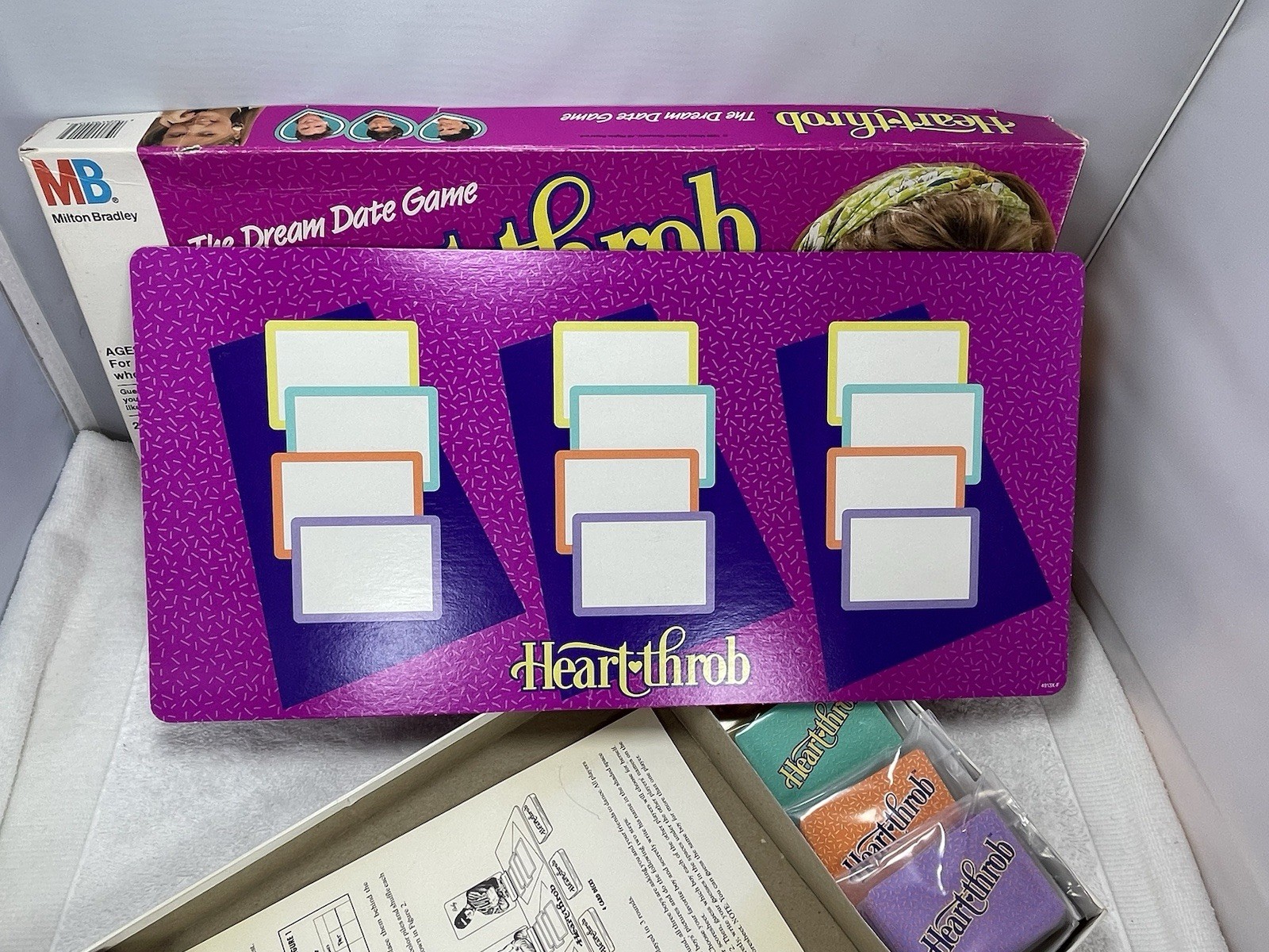 Heart-Throb The Dream Date Board Game 1988 MB *COMPLETE* Milton Bradley Dating