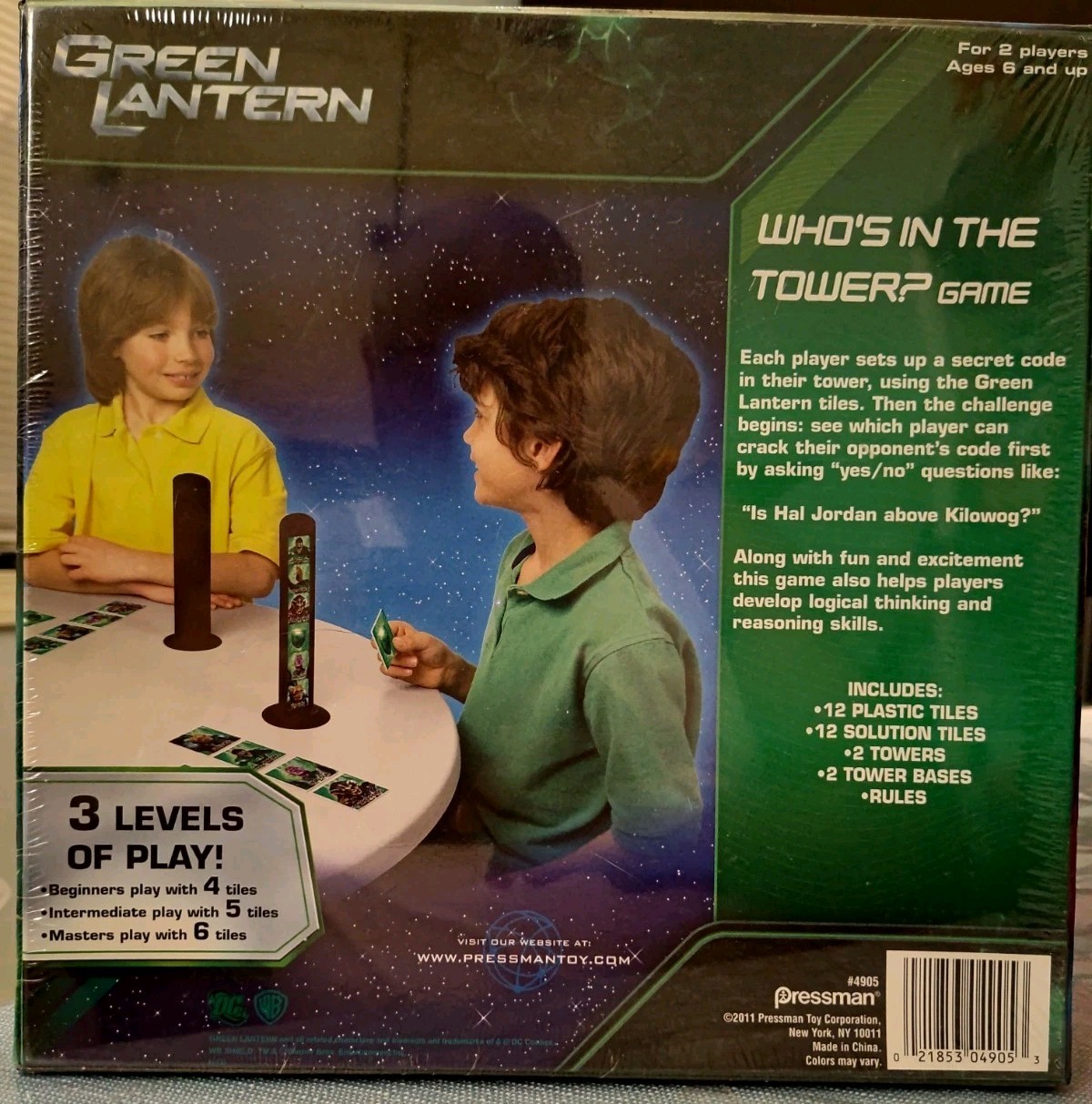 DC Comics Green Lantern ‘Who’s In The Tower?’ Game Toys Board Games