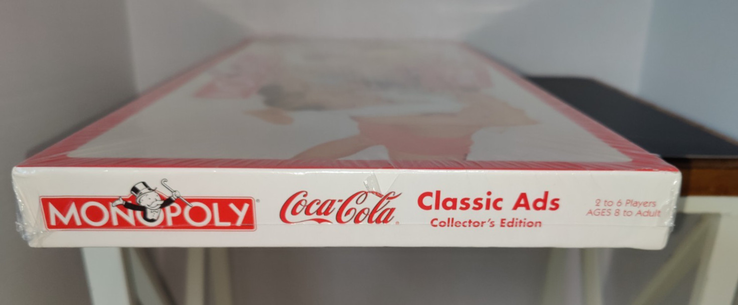 Monopoly Coca-Cola Classic Ads Collector’s Edition NEW & SEALED
