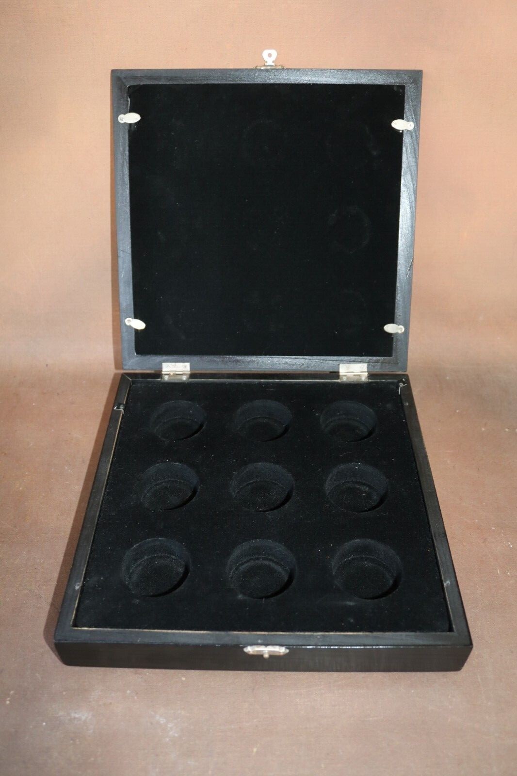 Tic-Tac-Toe Board Game featuring acrylic tokens with a storage mirrored board
