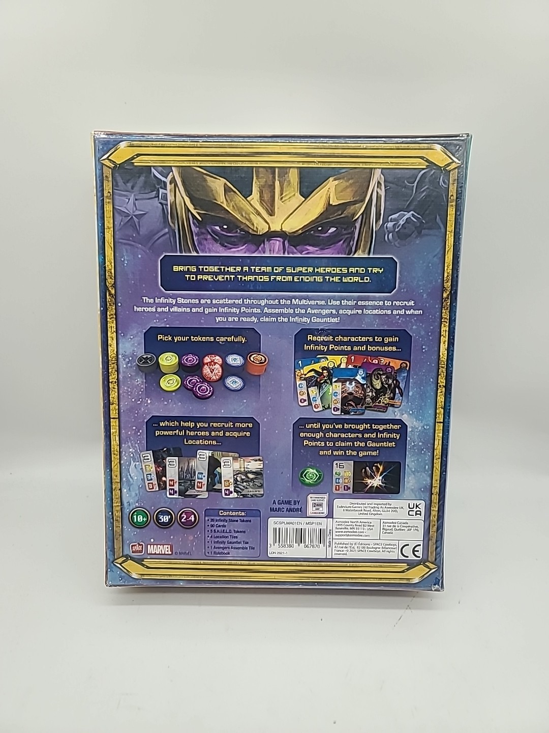 Asmodee Splendor Marvel Board Game Sealed Brand New