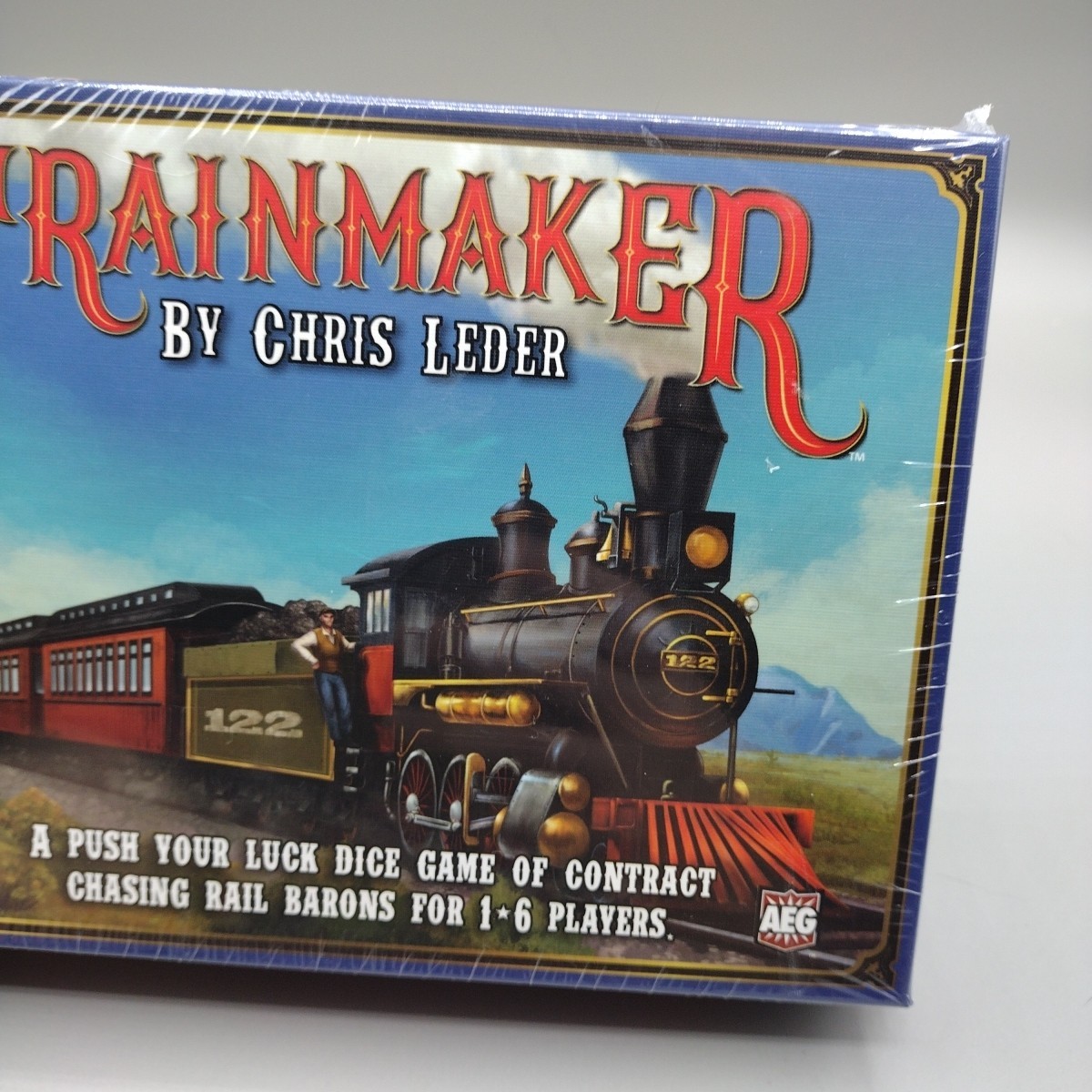 Trainmaker Board Card Dice Game Chris Leder AEG Railroad Push Your Luck Trains