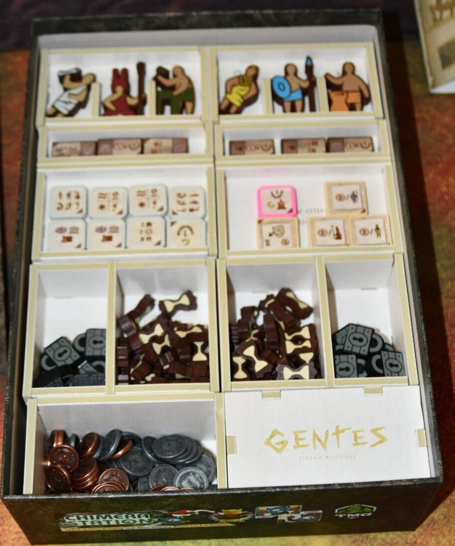 2018 Gentes Board Game Tasty Minstrel Games With Insert VG+