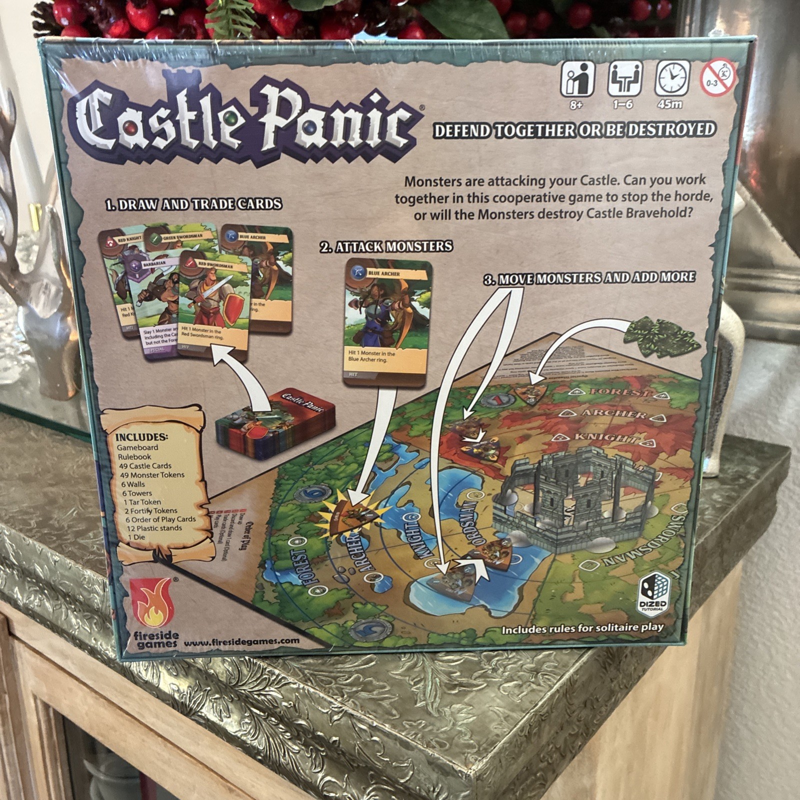 Castle Panic Board Game Cooperative Strategy Game For 1-6 Players Ages 10+ NEW