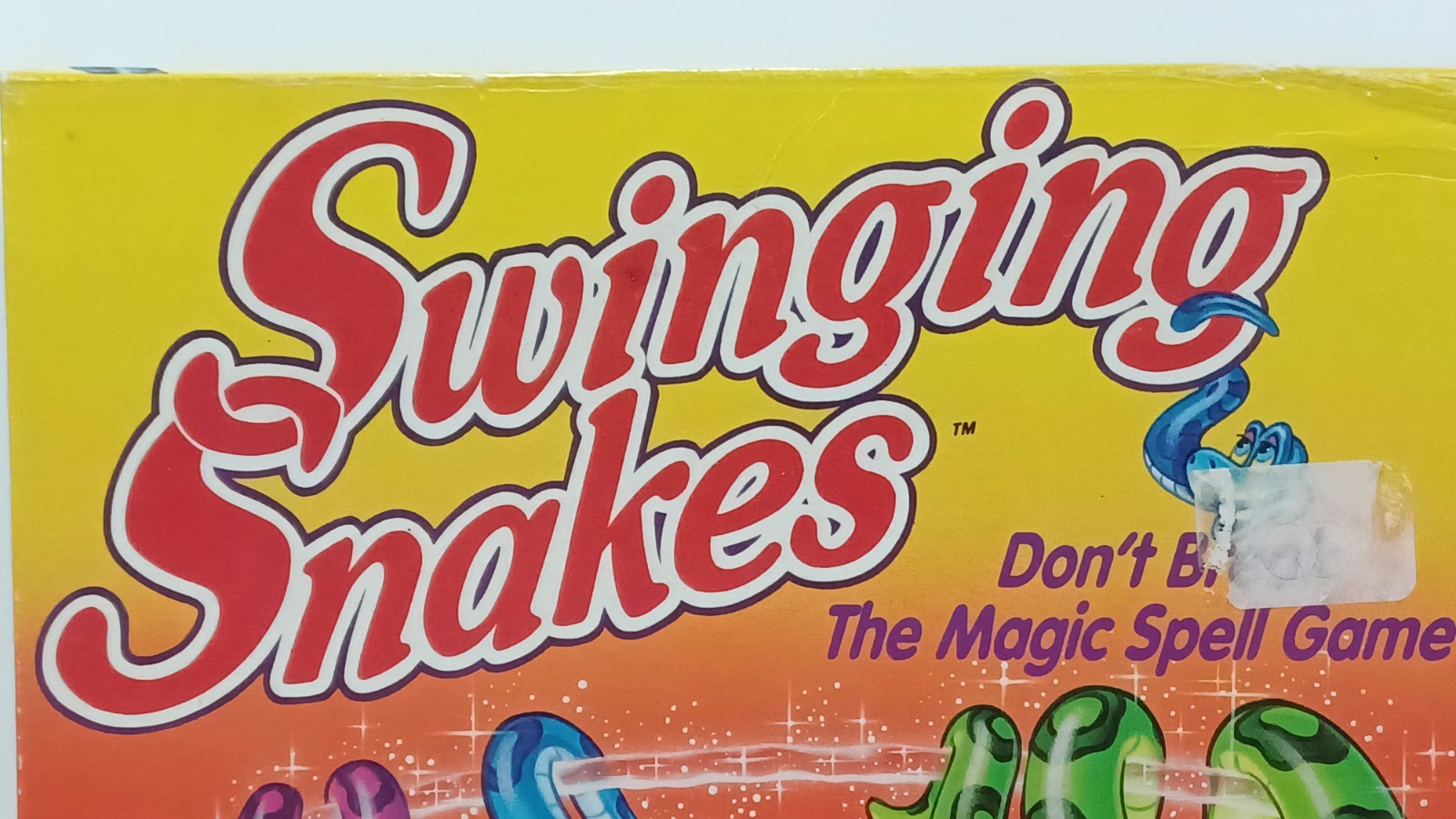 SWINGING SNAKES 1993 Vintage Parker Brothers Board Game (1 Red Snake Missing +)
