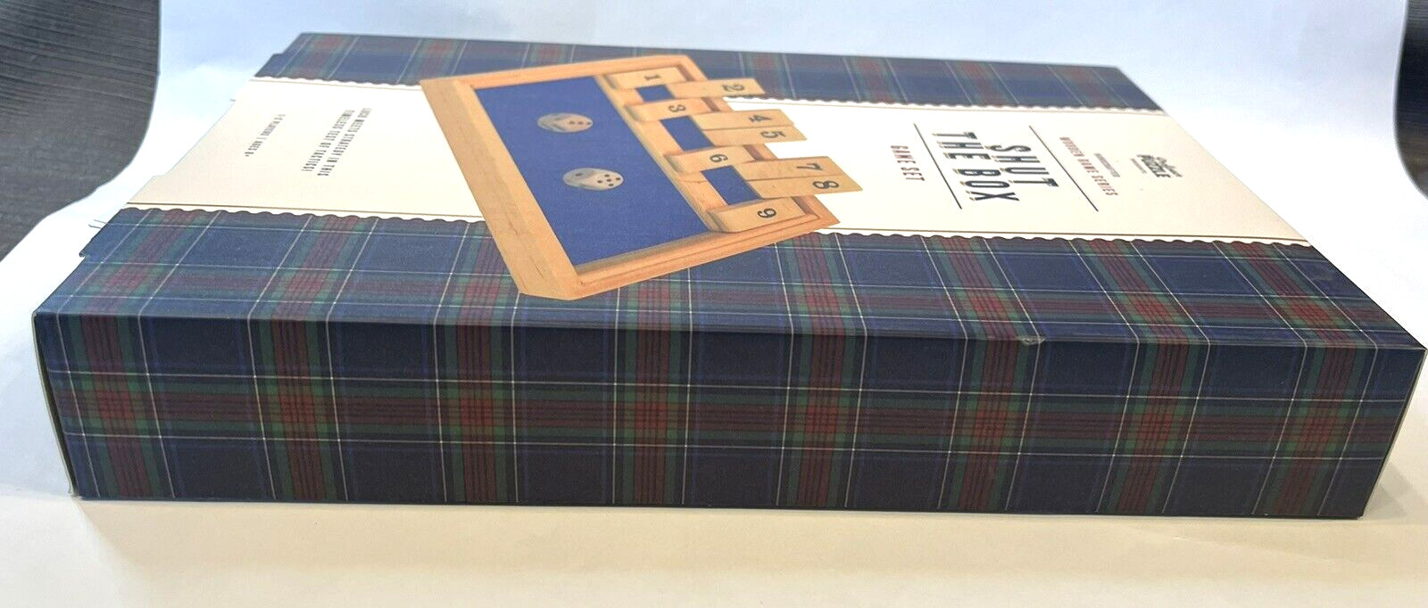 SHUT THE BOX Game Set Wooden Game Series 1-2 Players Ages 6 + New Sealed