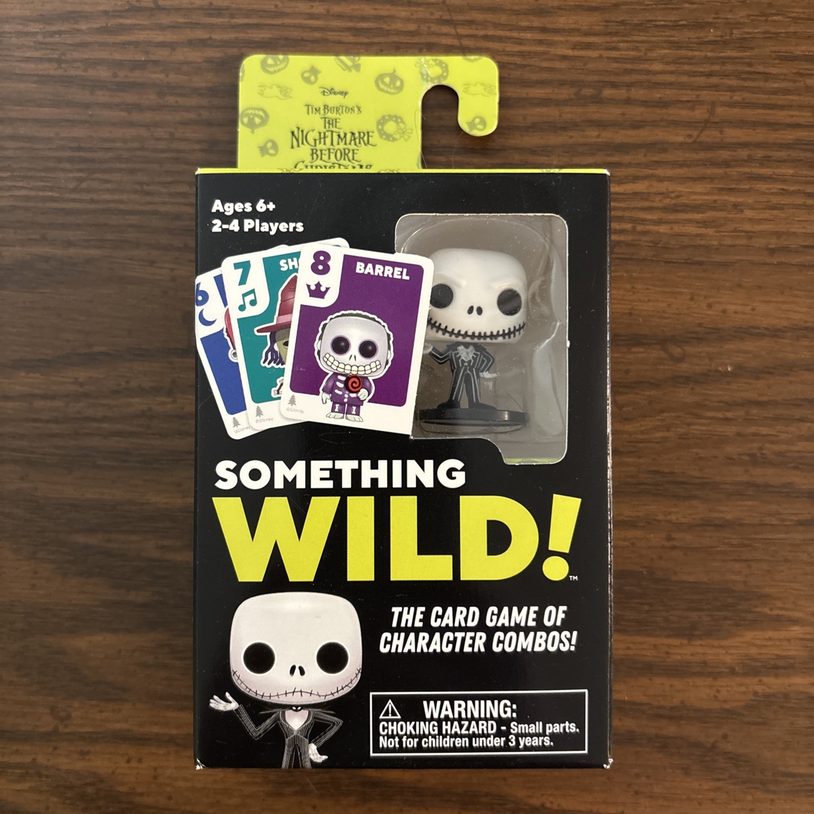 Funko Disney Nightmare Before Christmas Something Wild Card Game w/ Figurine New
