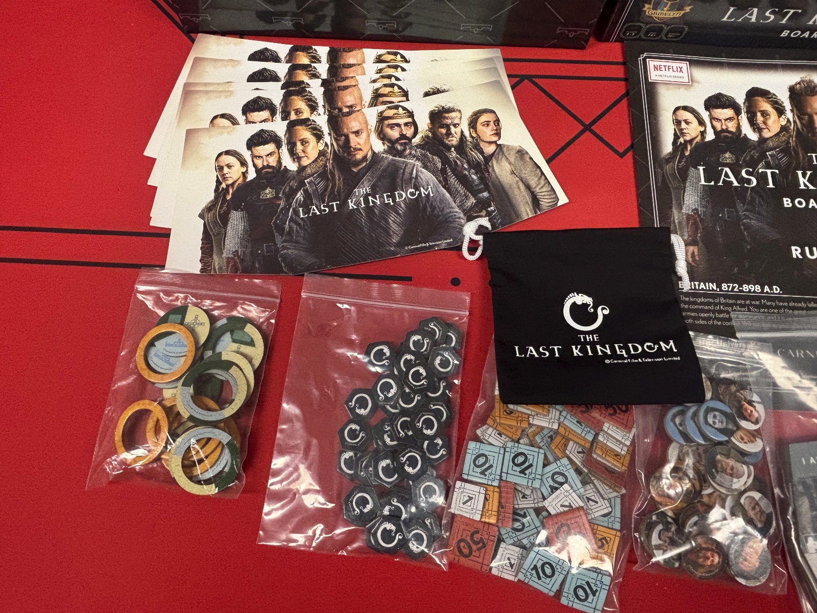 Unplayed, Sleeved The Last Kingdom Board Game By Gamelyn Games Strategy Netflix