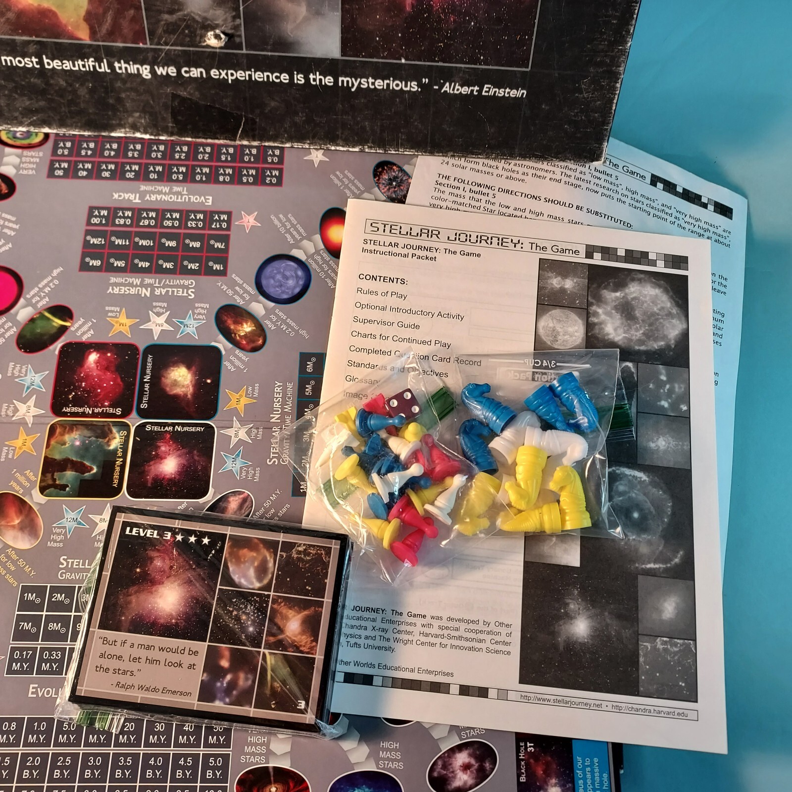 Stellar Journey: The Game ~ Adventure in Space and Time Excellent Unused