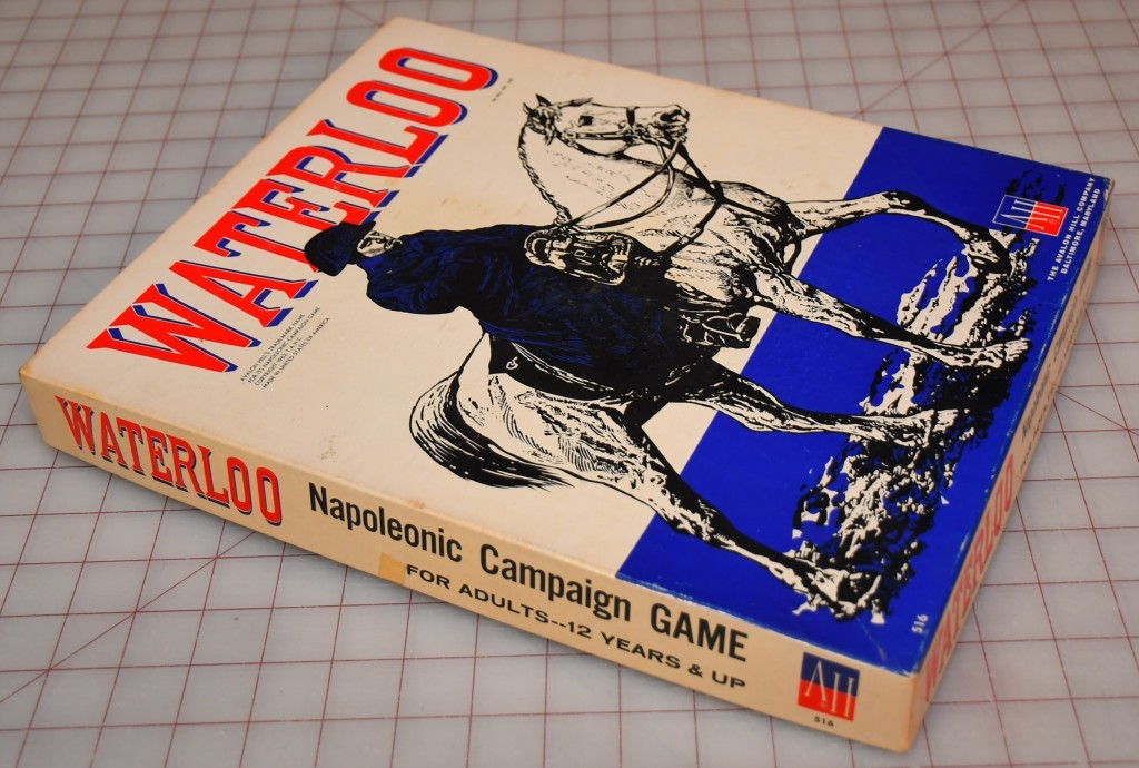 Waterloo Vintage Board Game Avalon Hill 1962 Campaign War Game Punched Napoleon
