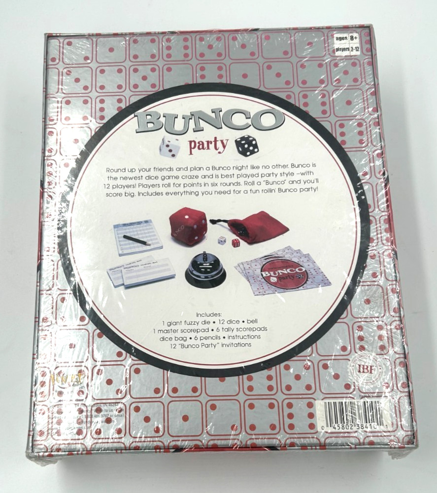 Fundex BUNCO PARTY ‘The Official Game of IBF’ – 2 to 12 Players Ages 8+