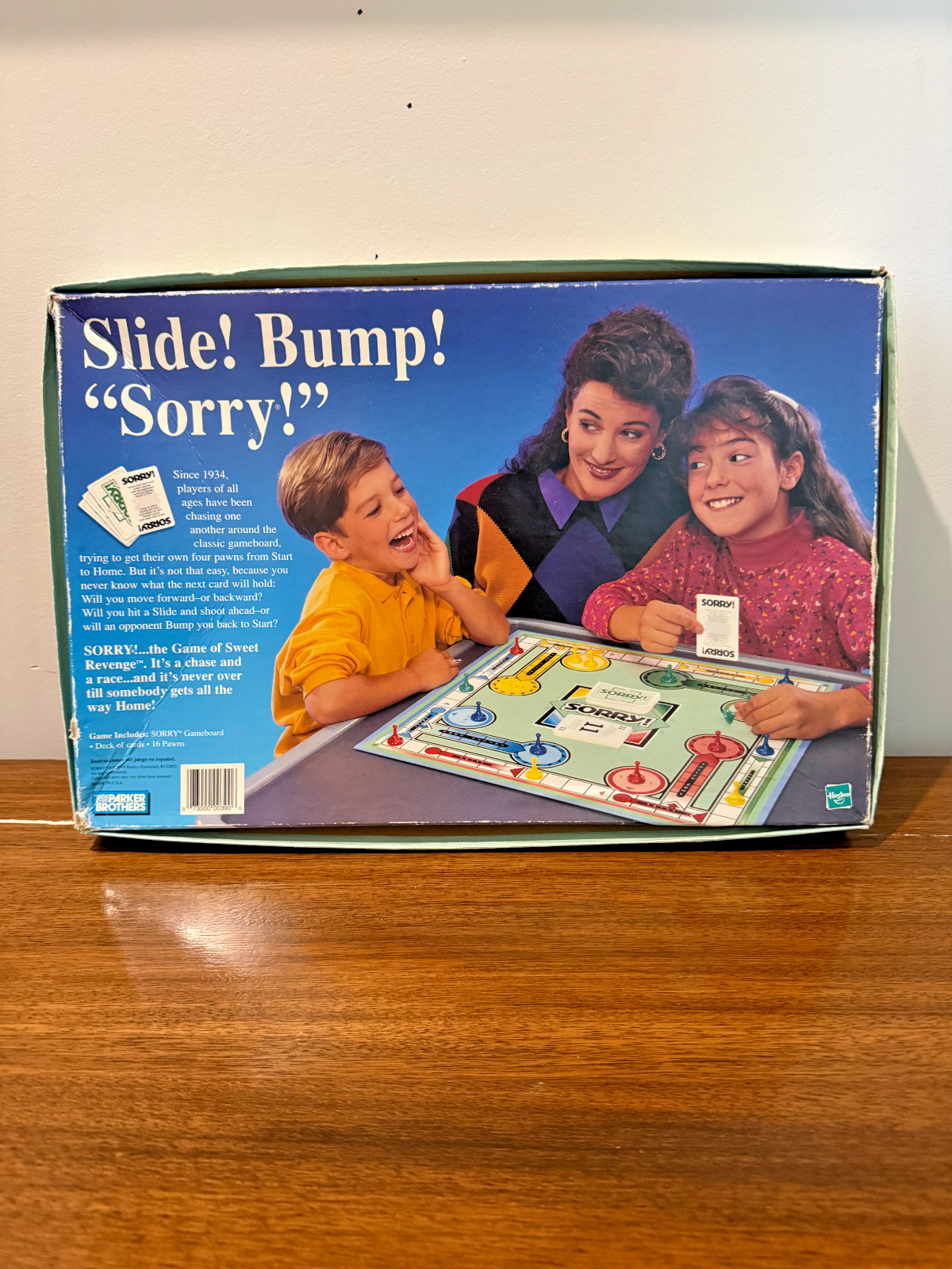 Vintage 1998 Hasbro Parker Brothers SORRY! Board Game 100% Complete Family Game