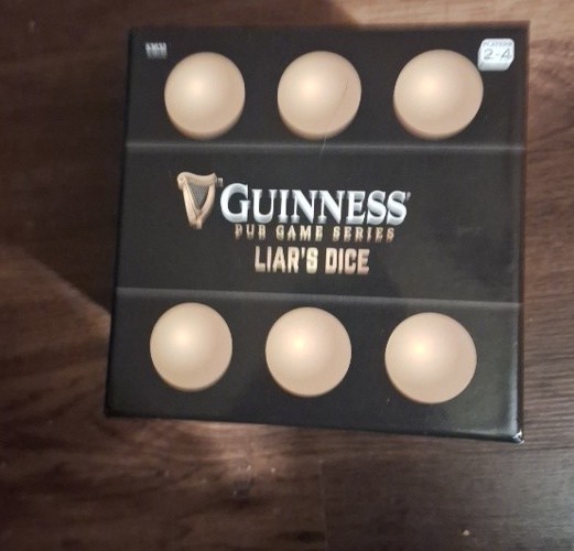 Liar’s Dice – Guinness Pub Game Series 2019 Open Box