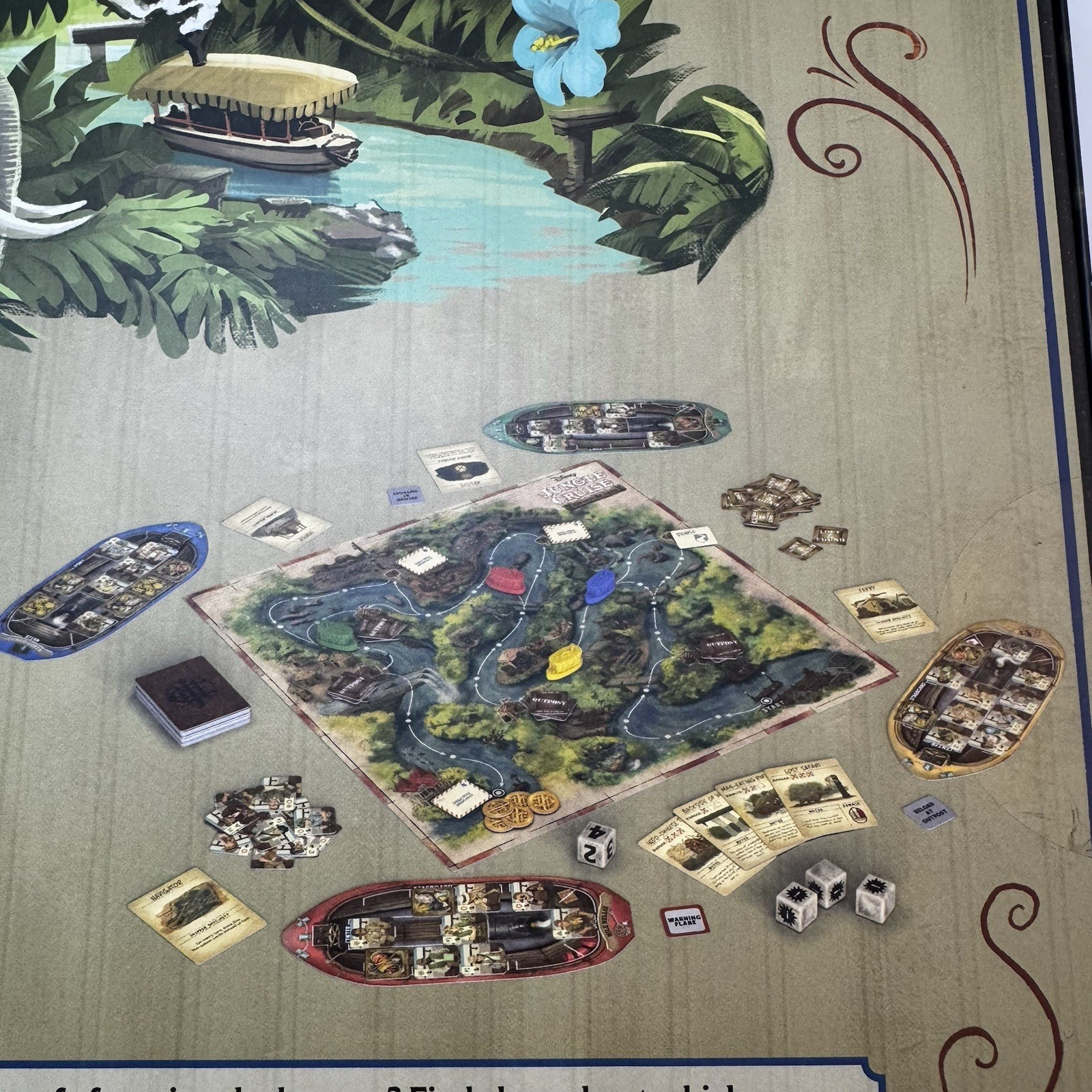 Ravensburger Disney Jungle Cruise Adventure Board Game 2-4 Players Aged 8 Up NIB