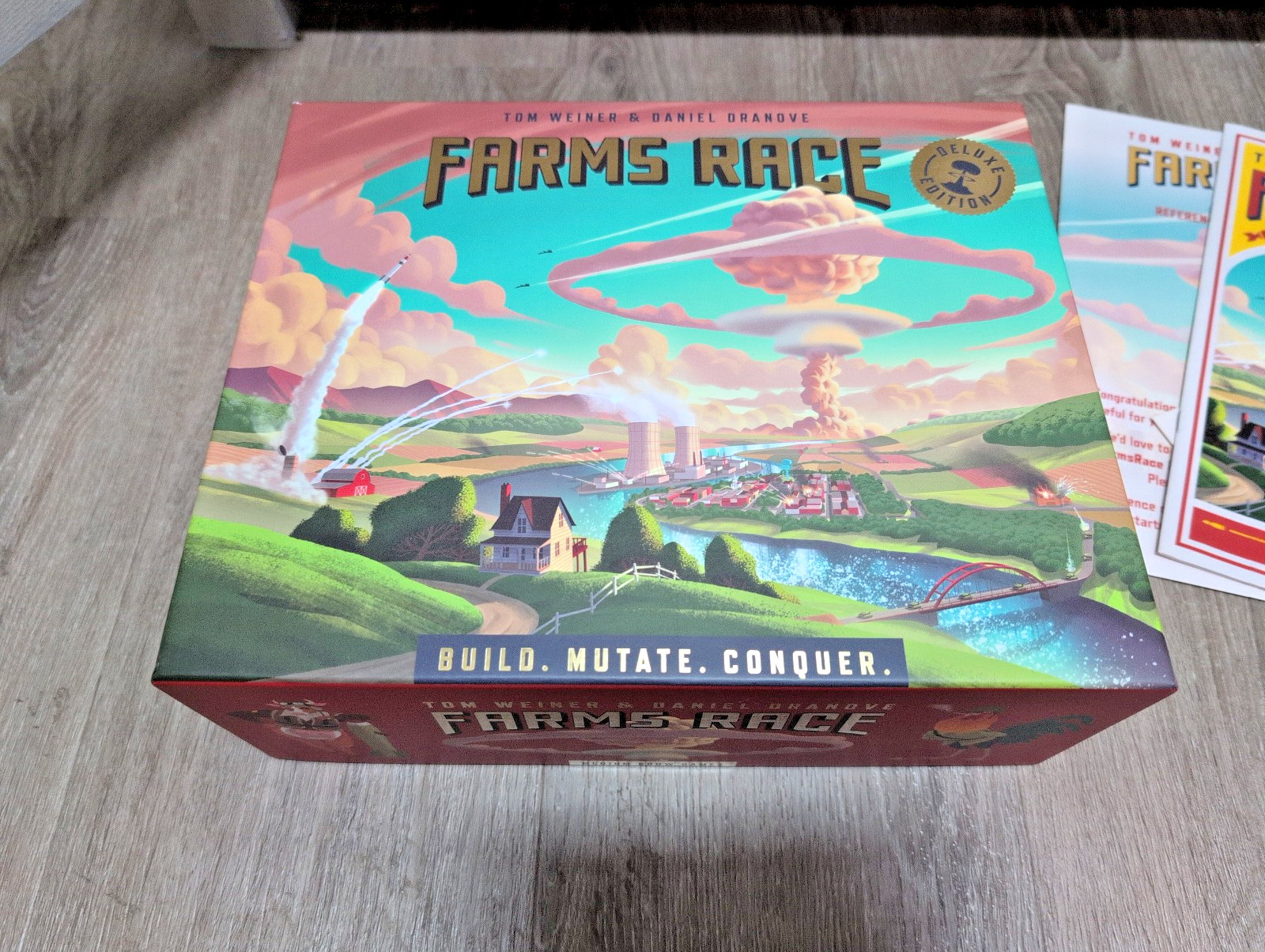 NEW Farms Race Deluxe Edition Game Medium Brow Games Strategy Board Game