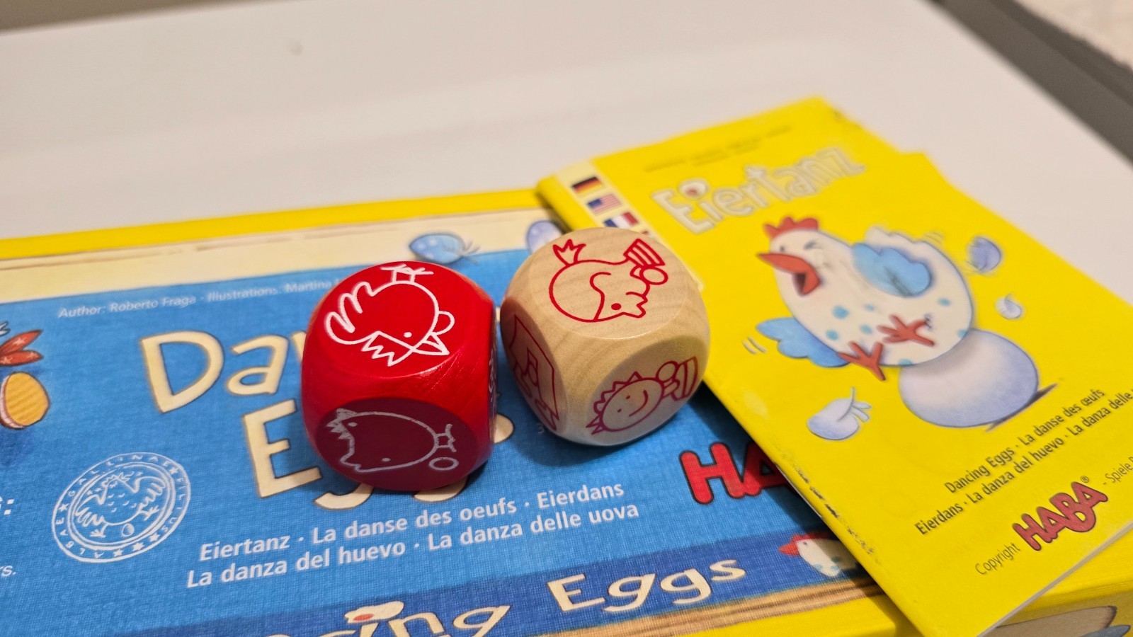 DANCING EGGS Dexterity Family Game 100% COMPLETE AWARD WINNING GAME 2014