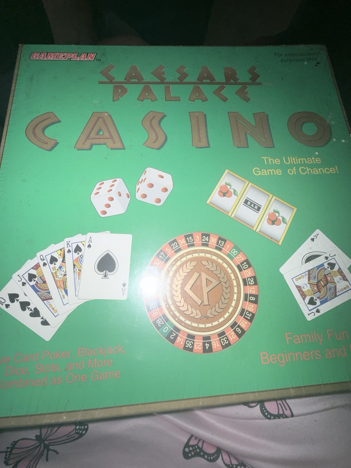 Vintage CAESARS PALACE CASINO Board Game 1995 by Gameplan New and Sealed